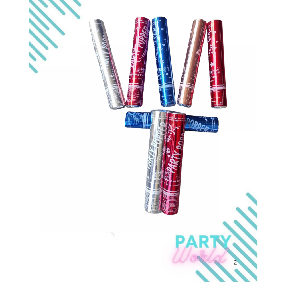 Party Popper Confetti 30 ซม.40 ซม.สเปรย์กระดาษ Confetti Party Popper Cofrttti Popper Party เครื่องมื