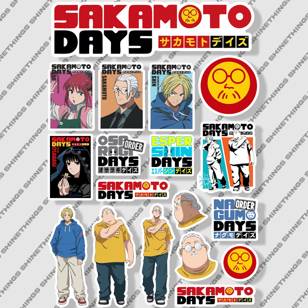 สติ๊กเกอร์อนิเมะ Sakamoto Days || ชิน โอสรากิ ลู