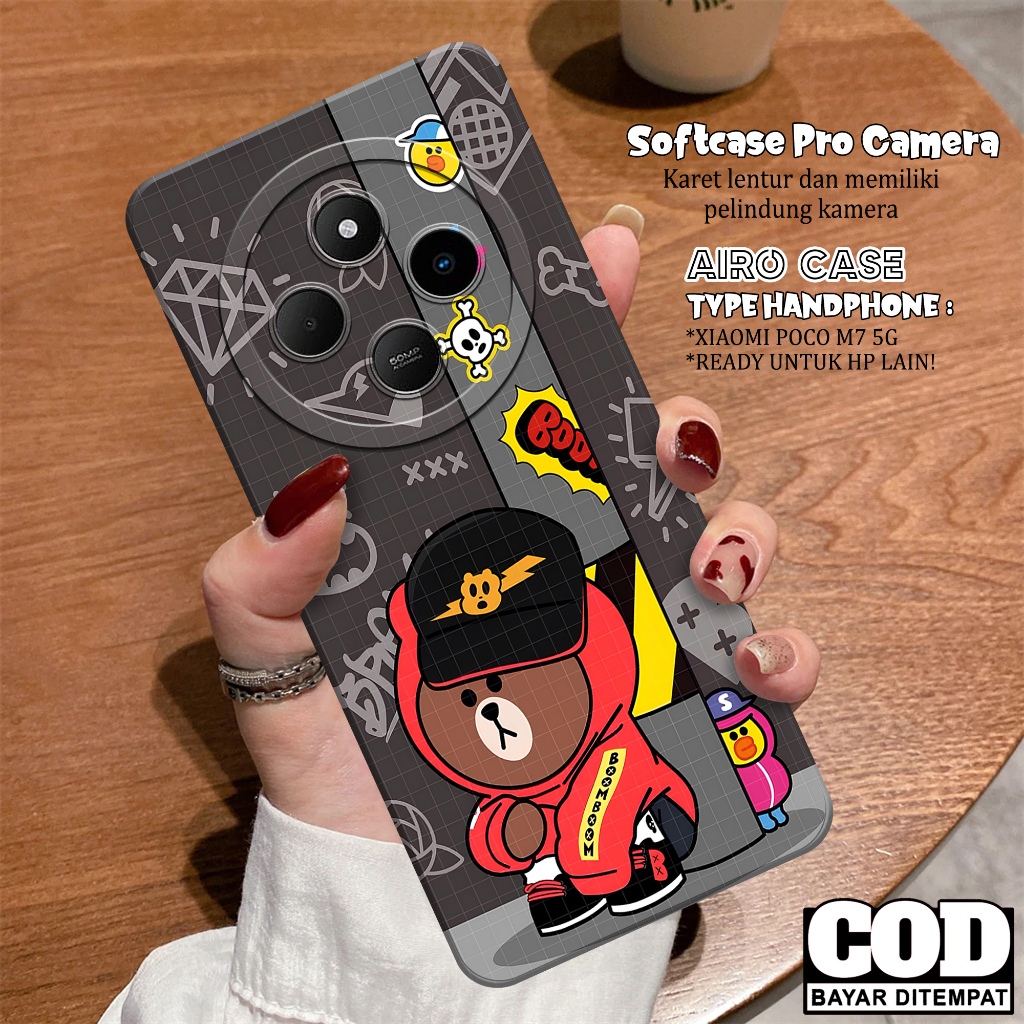เคส XIAOMI POCO M7 5G 2025 - เคส XIAOMI POCO M7 5G 2025 Softcase - เคสแฟชั่นการ์ตูน - เคส XIAOMI POC