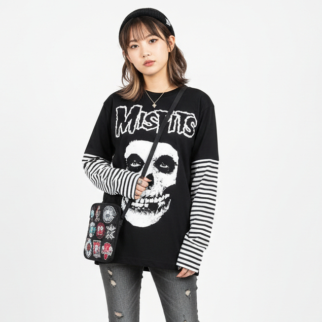Metaphor Tshirt Misfits Longsleeves Vintage Black Layer เสื้อยืดแขนยาว
