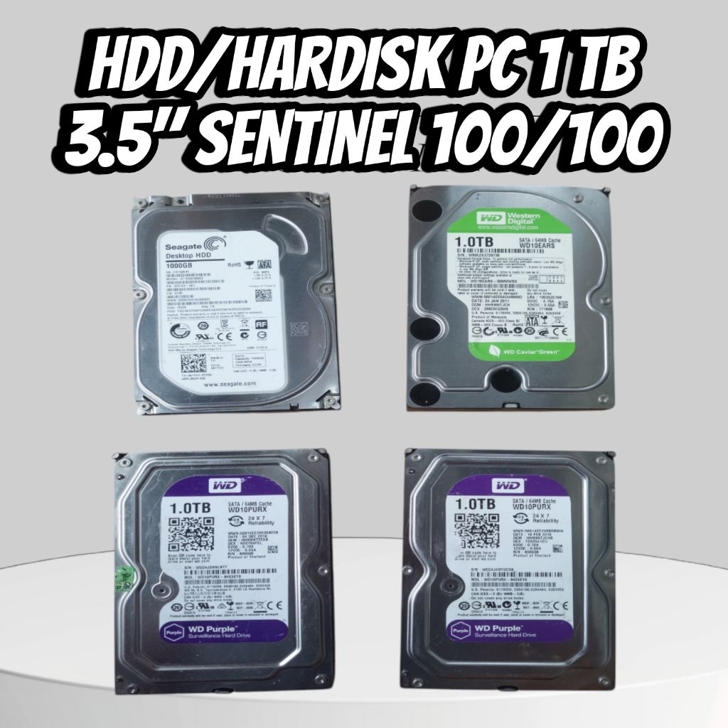 HDD/INTERNAL HDD PC/คอมพิวเตอร์ 1TB/1000GB