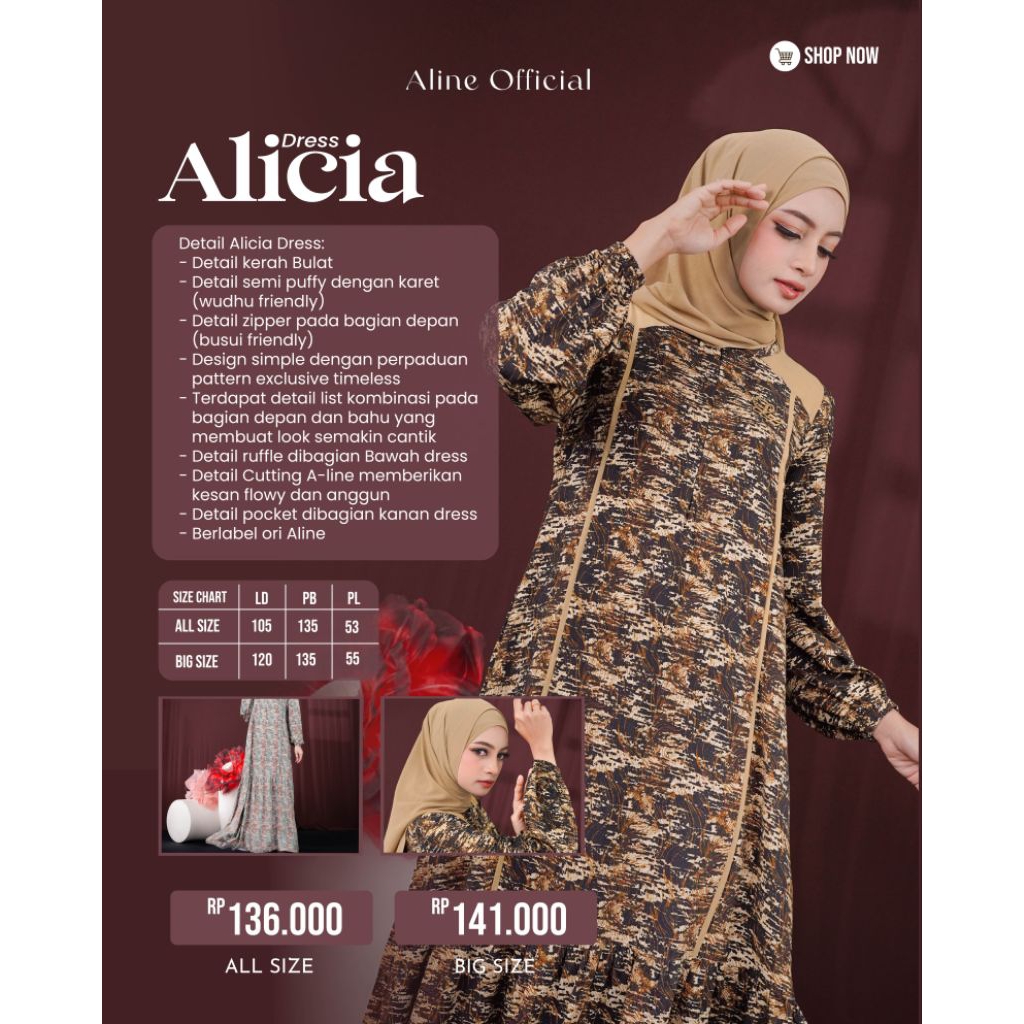 ALICIA DRESS โดย ALINE OFFICIAL
