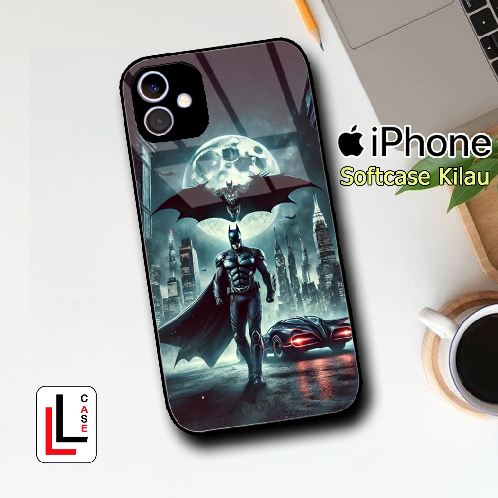 {LL0128}Glossy Softcase Iphone 11 12 13 14 15 Pro Max Mini X XR 7 8 9 6 Case IP Premium Shiny Mirror