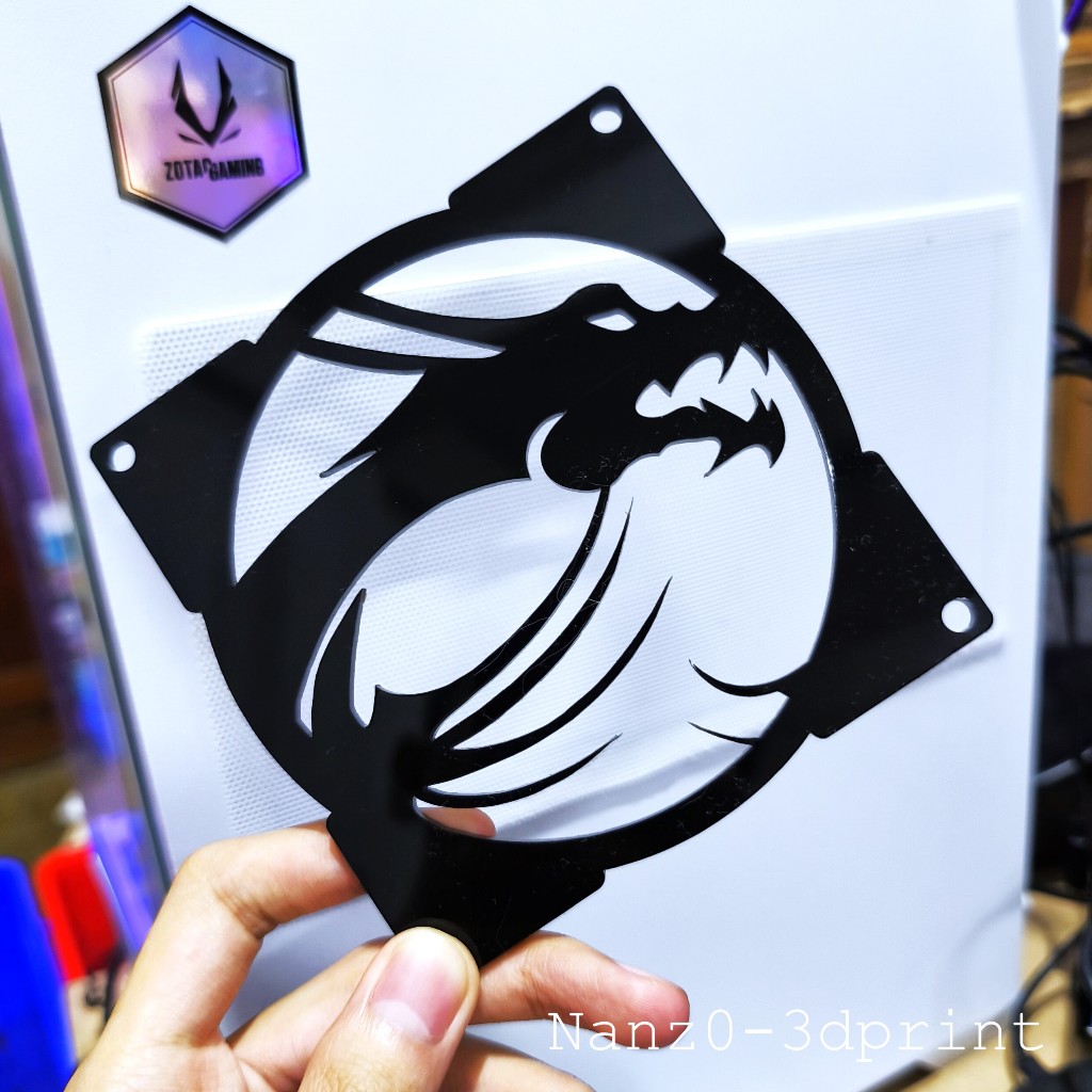 MSI Dragon Center Fan Grill 120 มม. 12 ซม. อุปกรณ์เสริมคอมพิวเตอร์สําหรับเล่นเกมพีซี - N3D