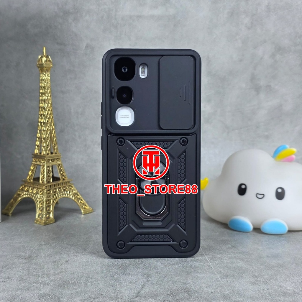 IQOO Z10 5G IQOO Z10 LITE IQOO NEO 10 5GกรณีTANSFORMER SLIDEสีดําเท่านั้นกรณีหุ่นยนต์IQOO Z10 5G IQO