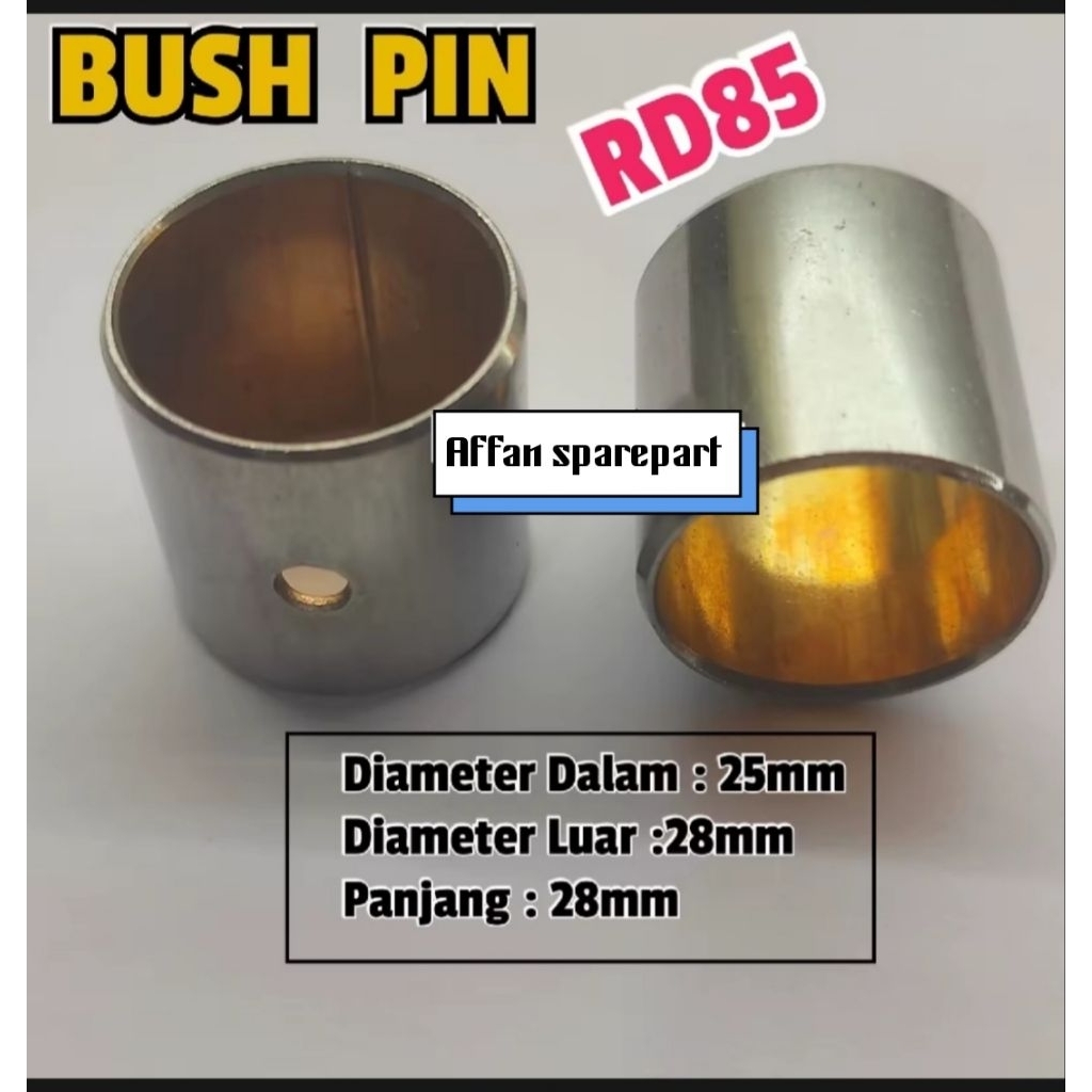 MESIN Rd75 / Rd85 บุชพินบอสพินรถบัสคอนโรดแฮนด์ลูกสูบเครื่องยนต์ดีเซลคูโบต้า Rd75 / Rd85