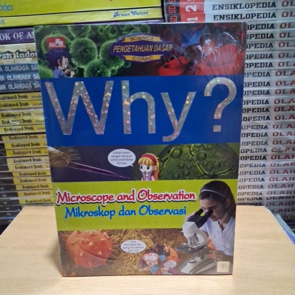 หนังสือต้นฉบับ SCIENCE BASIC KNOWLEDGE COMIC ทําไม? กล้องจุลทรรศน์และสังเกตการณ์