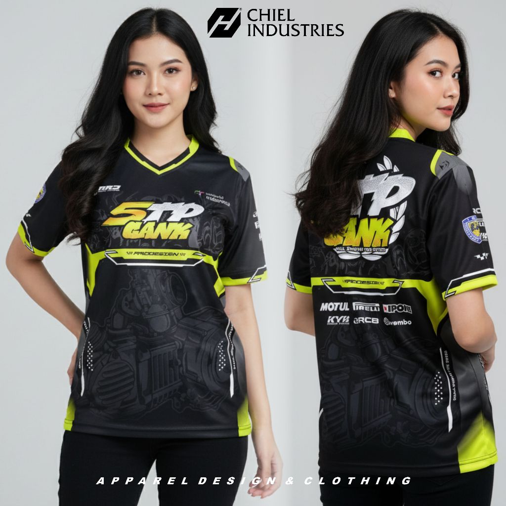 5TP GANK JERSEY FULL PRINTING DRY FIT MATERIAL | เสื้อยืด 2TP RACING