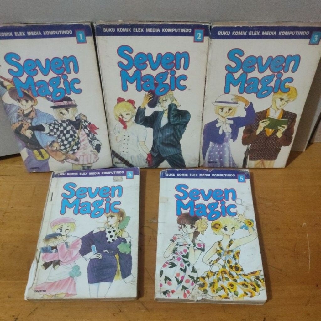 ELEX COMICS MEDIA " SEVEN MAGIC " NUMBER 1 - 5 เชื่อมต่อ