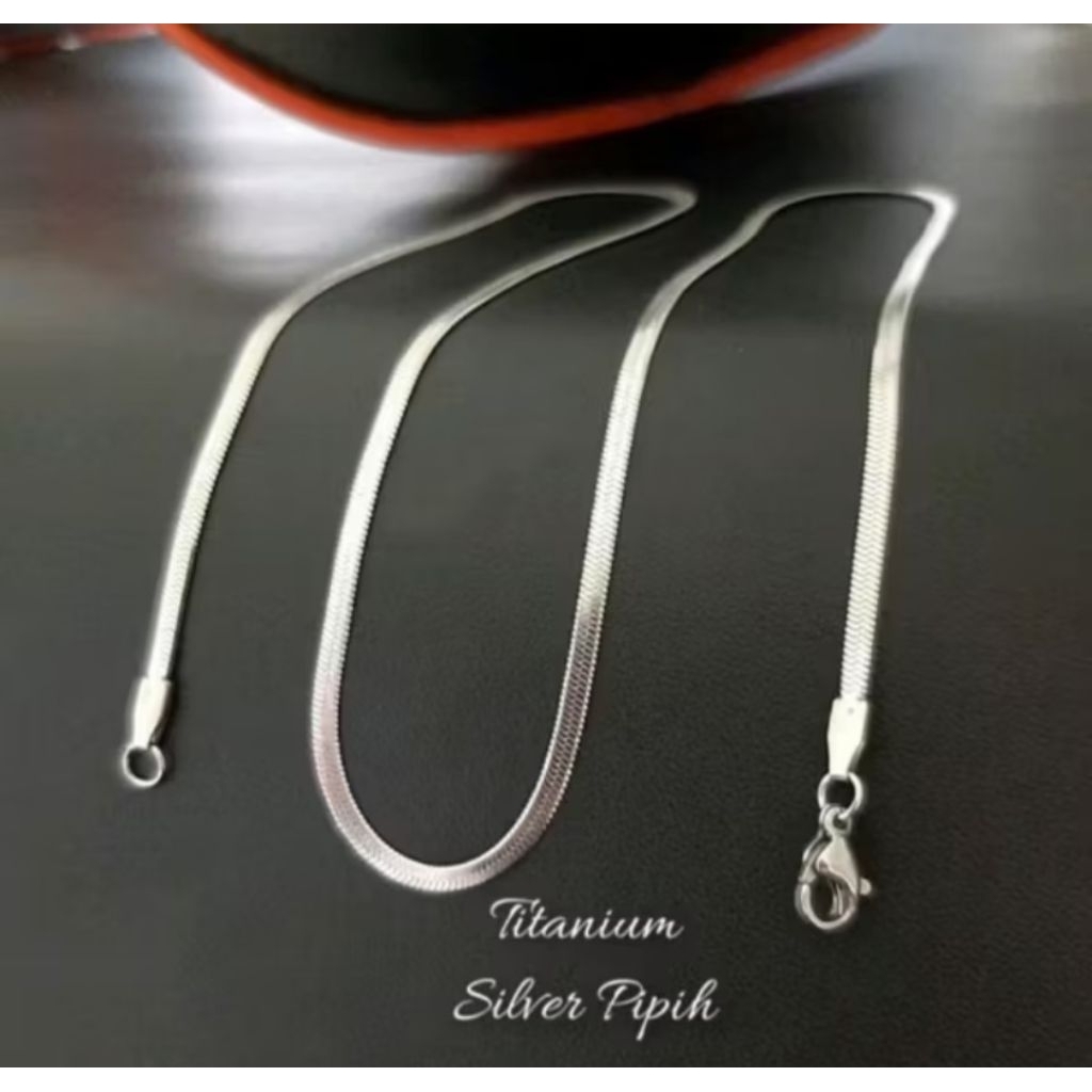 สร้อยคอ CASANDRA สําหรับผู้ชายและผู้หญิง, TIN, รุ่น SIMPLE, ANTI-RUST, DOES NOT FADE