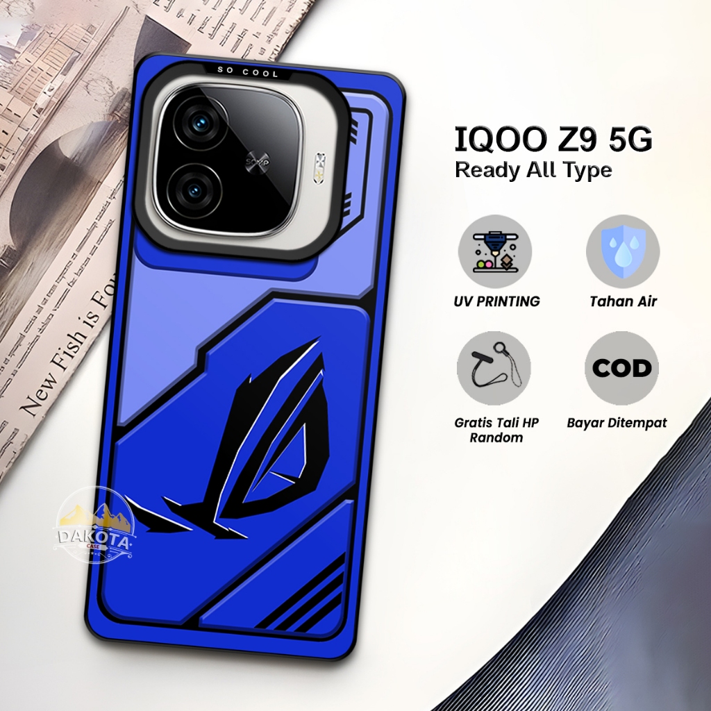 IQOO Z9 5G Premium Matte Softcase Hybrid Case | เคส IQOO Z9X 5G พร้อมโลโก้ R0G Motif | IQOO Z10 5G เ