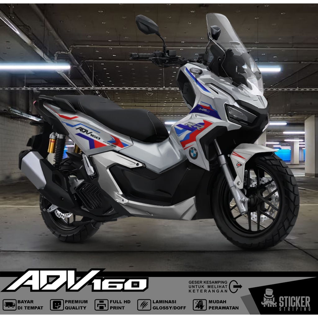 UV โปร่งใส Striping สําหรับ Honda ADV 160 2022-2024 Racing ทนทานสติกเกอร์ที่กําหนดเอง Variation 15
