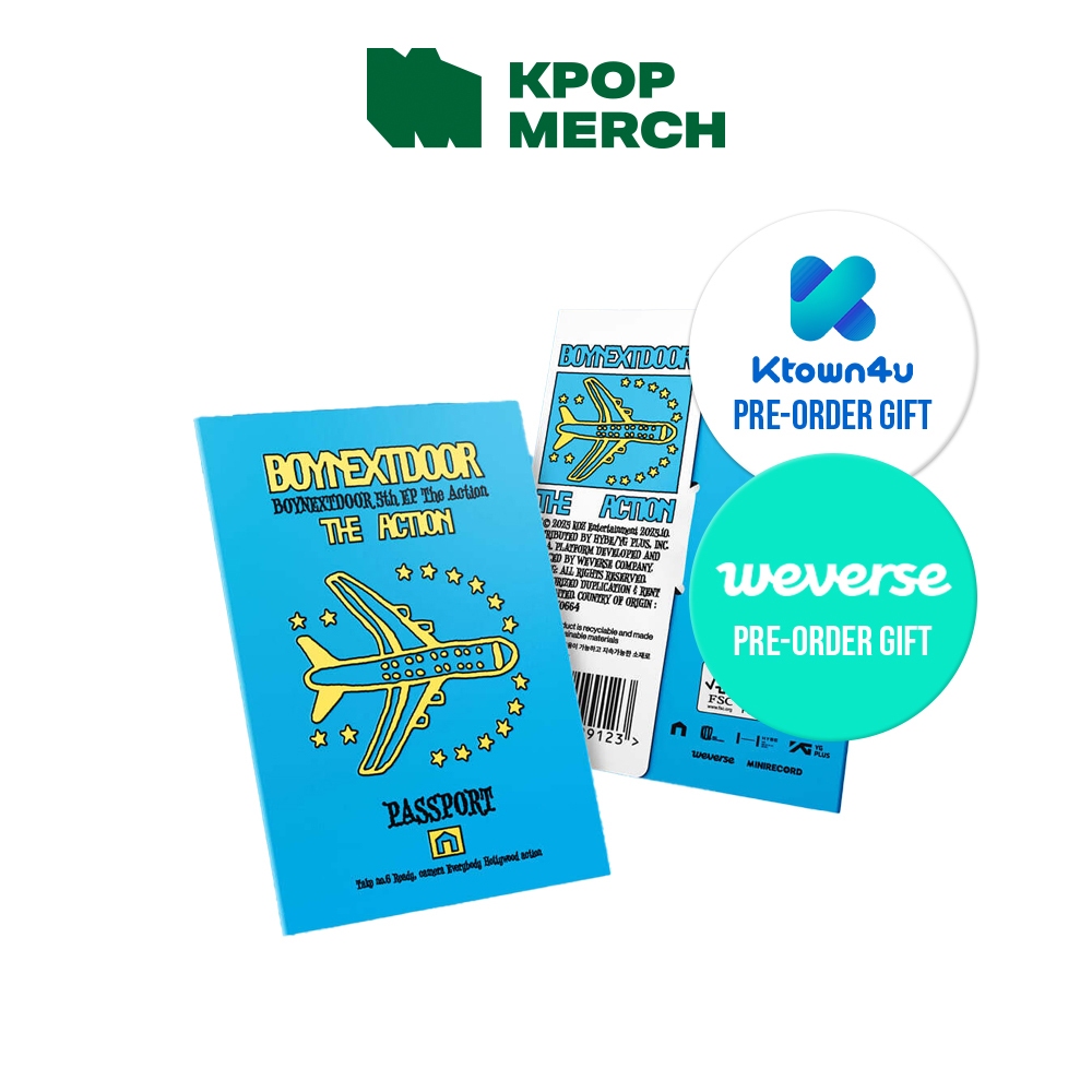 [+ของขวัญ Weverse/KTOWN4U] BOYNEXTDOOR - อัลบั้ม EP 5th [ The Action ] อัลบั้ม Weverse ver