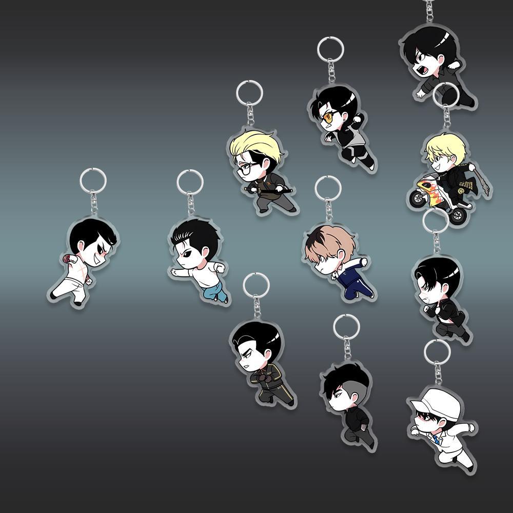 GANTUNGAN Lookism Jonggun vs Everybody Keychain / พวงกุญแจ Lookism อะคริลิค