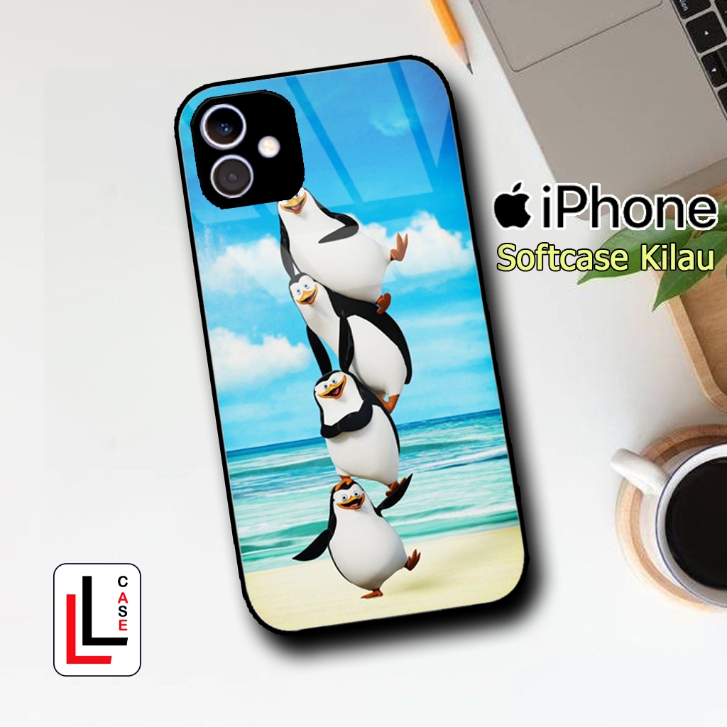 {LL0262} Glossy Softcase Iphone 11 12 13 14 15 Pro Max Mini X XR 7 8 9 6 Case IP Premium Shiny Mirro