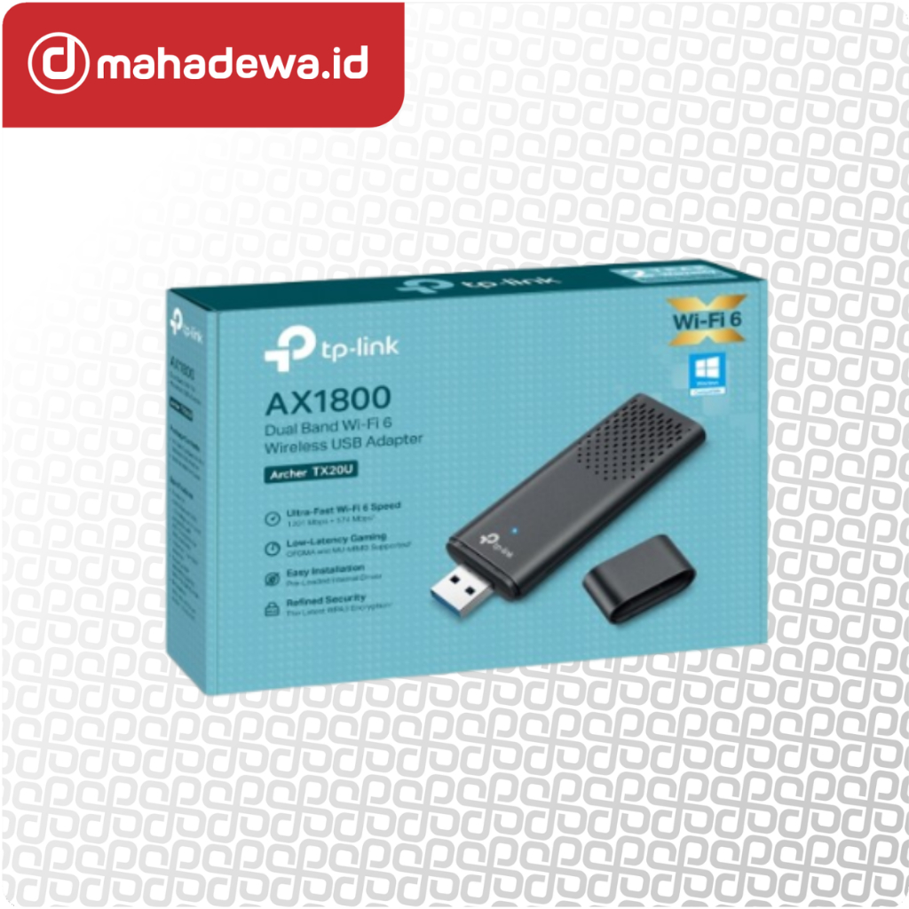 TPLink AX1800 Archer TX20U Dual band wi-fi 6