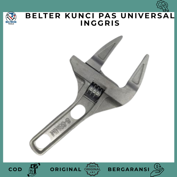 BELTER UNIVERSAL WRENCH MINI ADJUSTABLE PIPE WRENCH 6 - 68 MM
