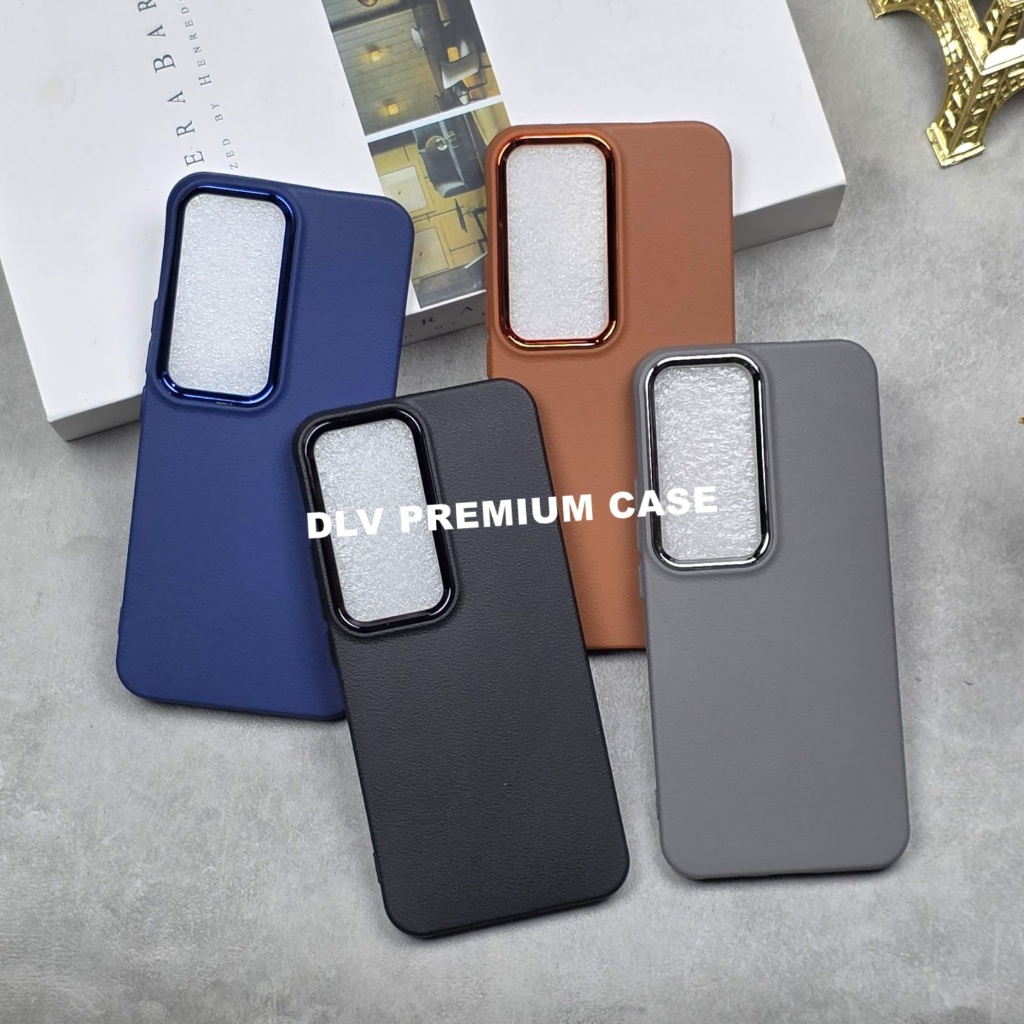 VIVO V60 VIVO Y400 SOFT CASE CASING HP LEATHER CHROME CAMERA VIVO V60 VIVO Y400 L02