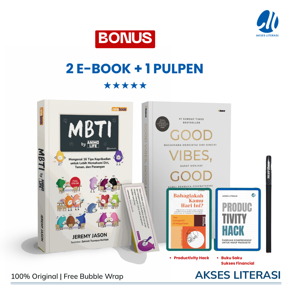 [แพ็คเกจเสริมอัตโนมัติ]MBTI Book โดย Animo Life - Good Vibes Good Life