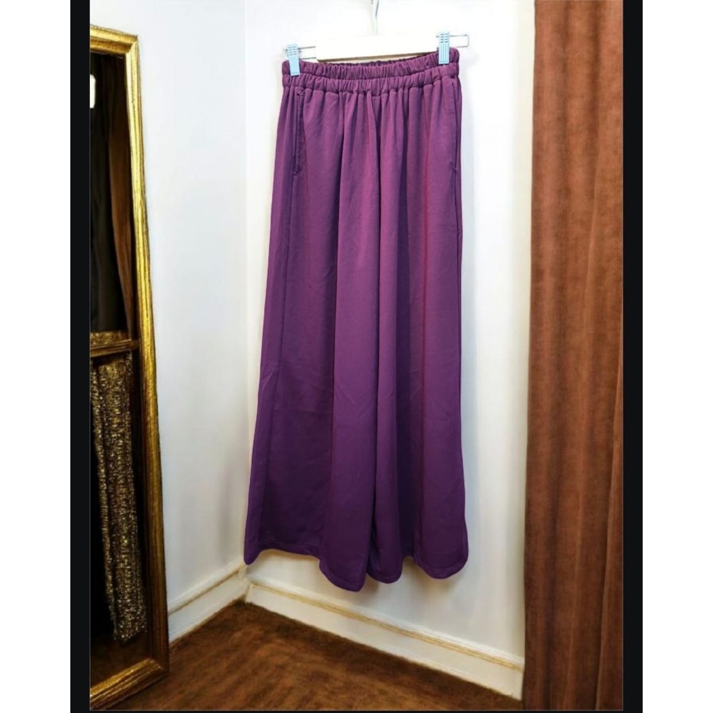 [RANARA] Eunbi Knit Curly Import | MAROON MAROON