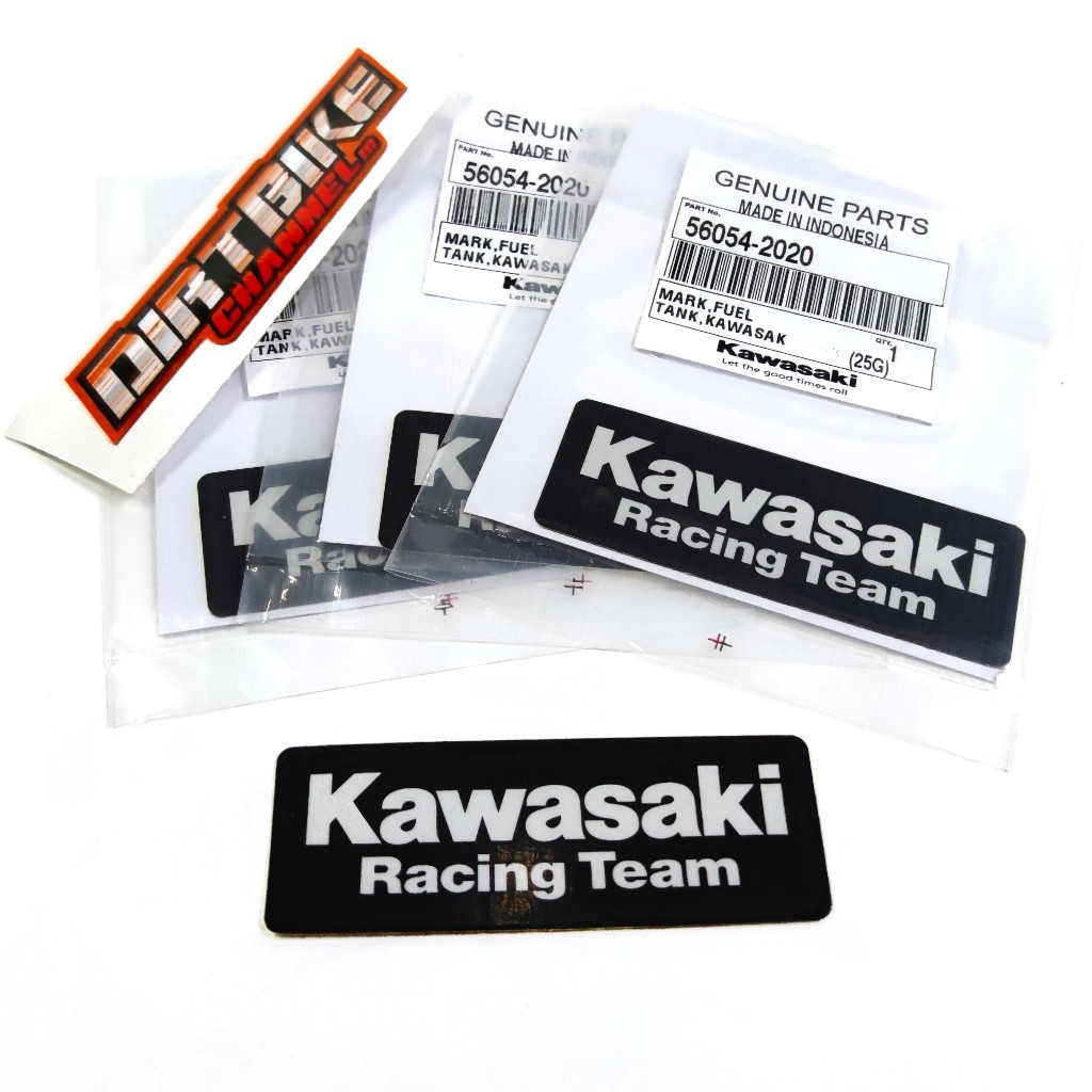 ต้นฉบับ KAWASAKI RACING TEAM KX KLX NINJA H2 ZX25R ZX6R ZX10R W175 KAZE DTRACKER โลโก้สติกเกอร์สัญลั