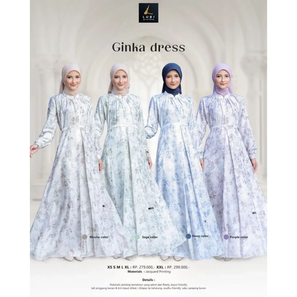 LUBI GINKA DRESS ผู้ใหญ่ GAMIS