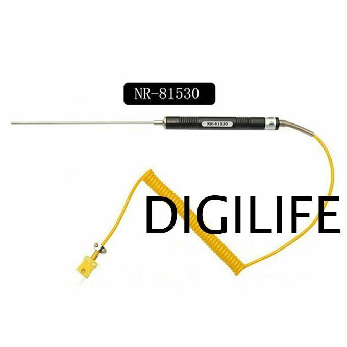 เซ็นเซอร์อุณหภูมิพื้นผิว Probe NR-81530 Thermocouple K ประเภท NR81530 เครื่องวัดอุณหภูมิ Stick Therm