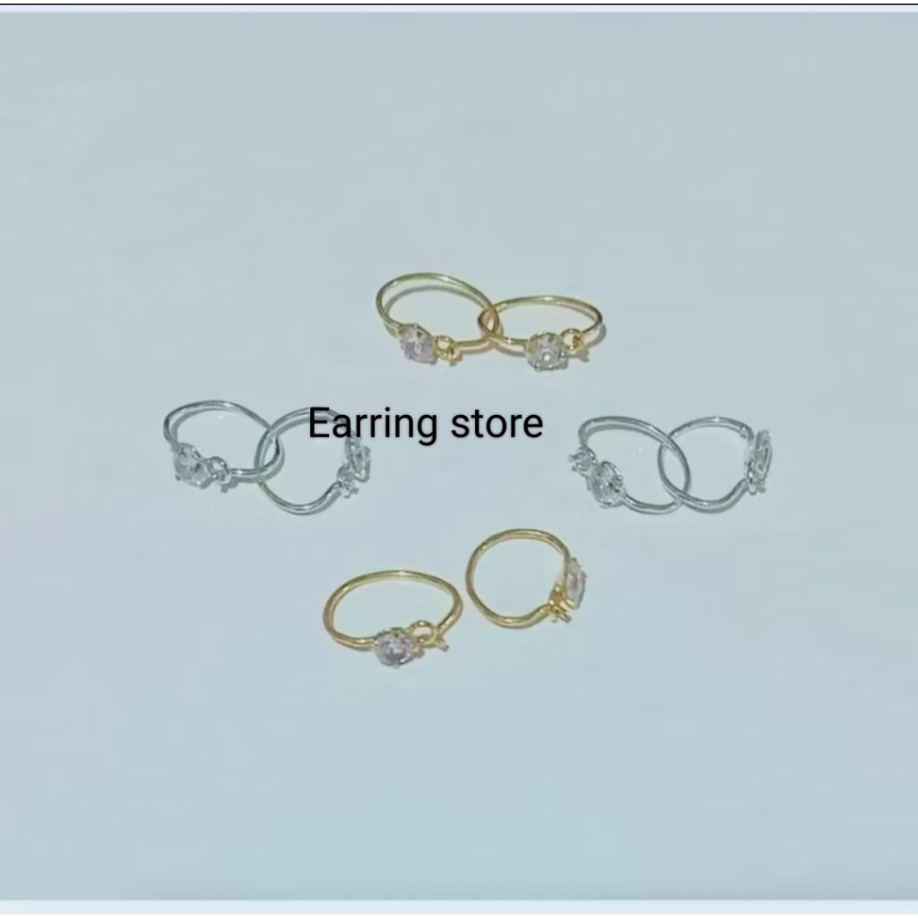 925 SILVER EARRINGS GOLD PLATED VIRAL CHILDRENS EARRINGS