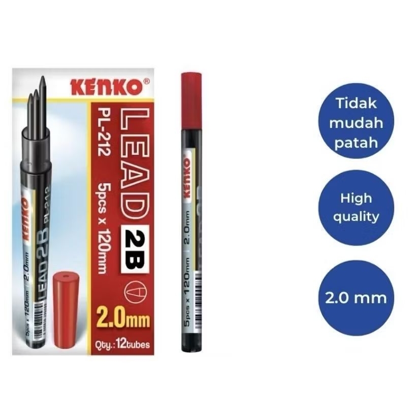 KENKO PL-212 (2MM) PENCIL REFILL 1 ชิ้น
