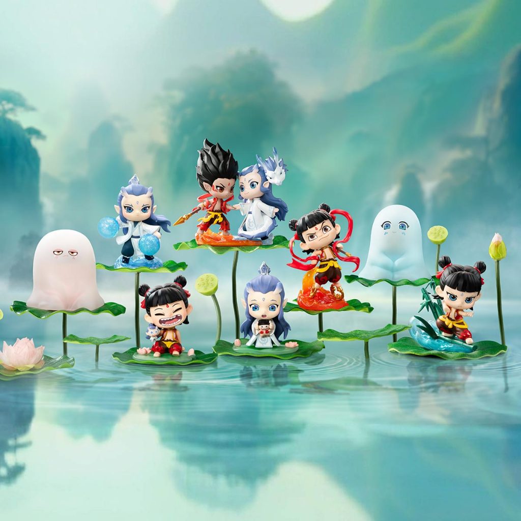 POPMART Nezha 2 Born Bonds Series กระเป๋าพวงกุญแจรูป