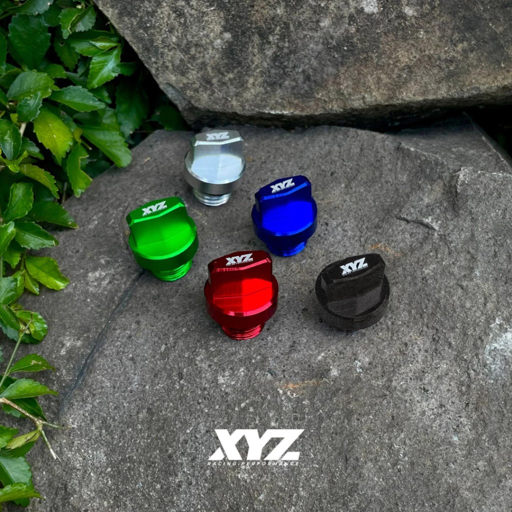 MESIN XYZ ENGINE OIL CAP NINJA R SS RR OLD RR ใหม่ ZX 150 KRR 150 F1ZR FIZ FORCE 1 EXCITER 150 155 MX KING V1 V2 V3 ALUMINIUM FULL CNC