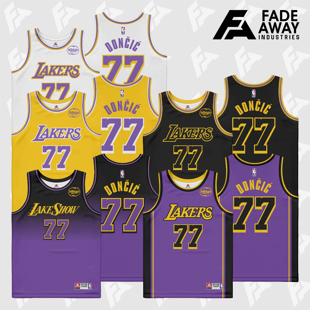 DONCIC 77 LAKERS BASKETBALL JERSEY