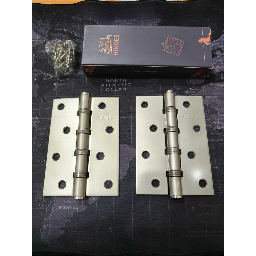 SILVER บานพับประตูหนา 4 ชิ้น AXL 4" นิ้ว ARS AXL