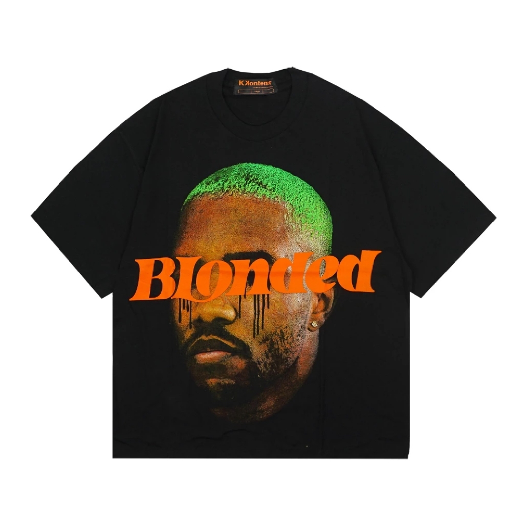 FRANK OCEAN OVERSIZE TSHIRT สีดํา