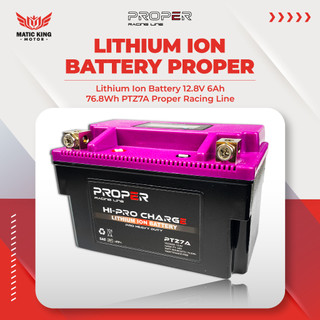 PROPER Aki Motor Accu Lithium ION Battery PTZ7A Racing Line