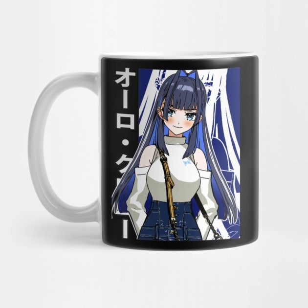 Ouro Kronii ชุดลําลอง Vtuber Mug