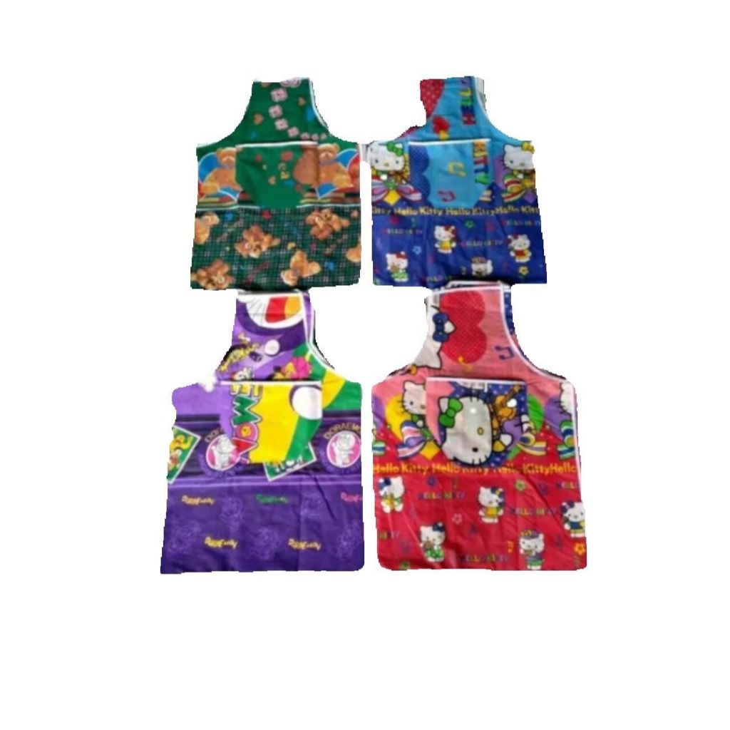 COOKING APRON WATERPROOF PVC พลาสติก APRON CHARACTER กันน้ํา