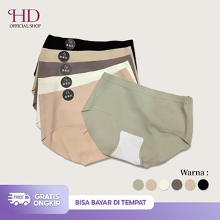 HD - Celana Dalam Seamless Antibakteri Bahan Sutra Murbei CD Wanita Mulus Premium CD06