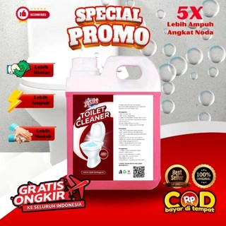 PROMO TOILET CLEANER 1 LITER Cairan Pembersih Kamar Mandi WC Toilet Kloset Keramik Setanless Ampuh Angkat Noda Membandel