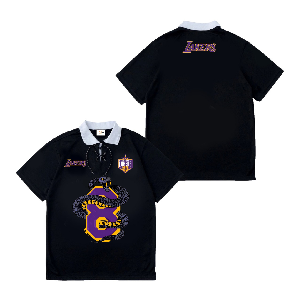 Auxso Sport Jersey Lakers 8 Snake Jersey Football Jersey Vintage Sportswear Football Shirt Band Jers