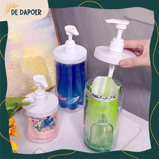 Botol Sabun Cair Pump Refil Sabun Cuci Piring Wadah Sabun Cair Tekan Hand Wash Dispenser