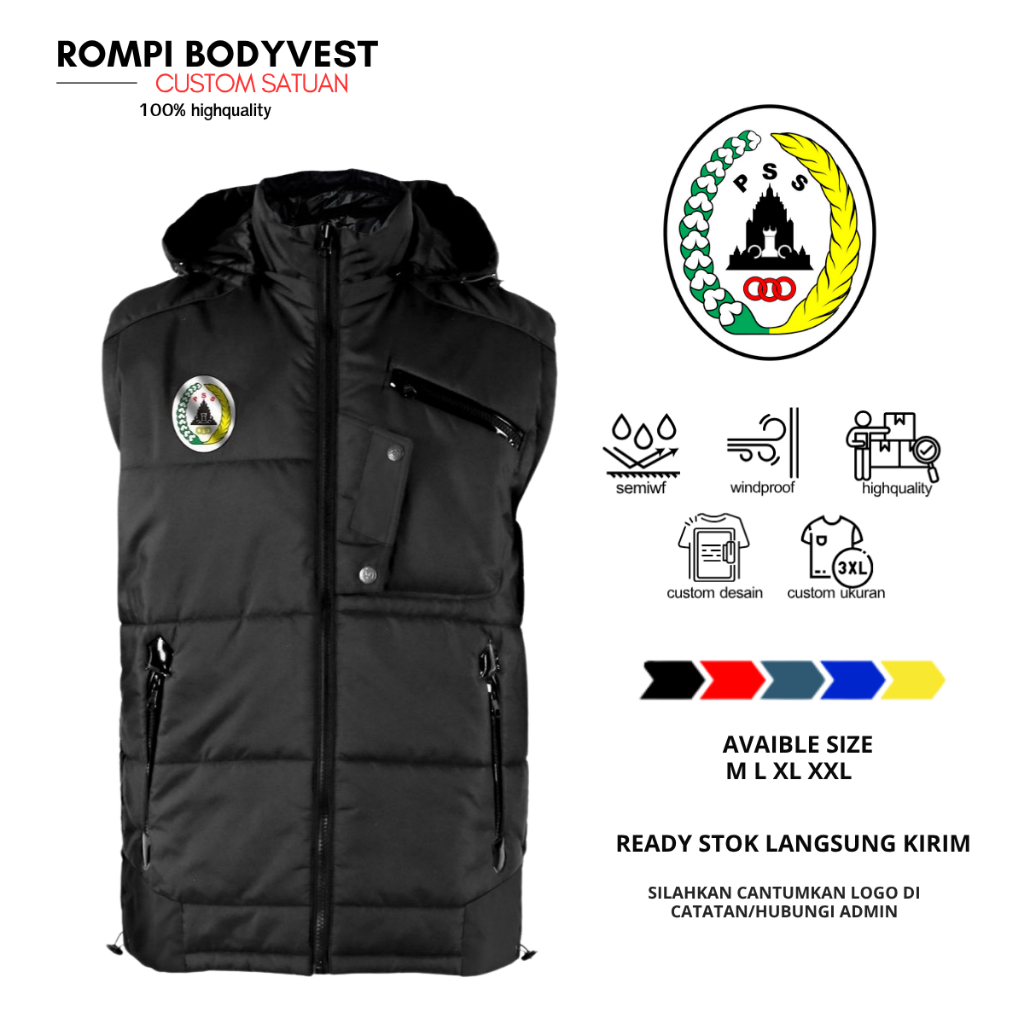 PSS SLEMAN VEST FOOTBALL CLUB JACKET VEST PSS FOOTBALL VEST