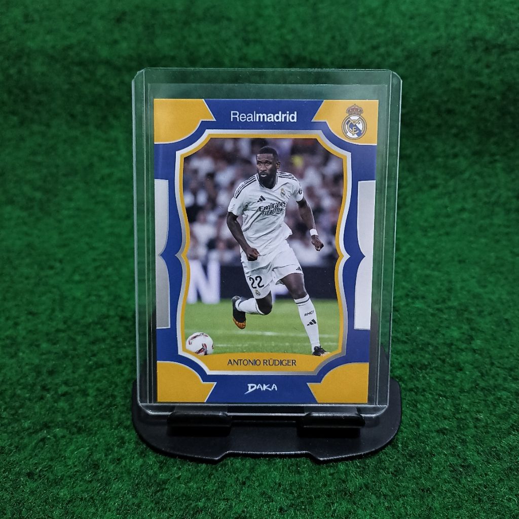 ANTONIO RUDIGER DAKA REAL MADRID BALL CARD 24/25