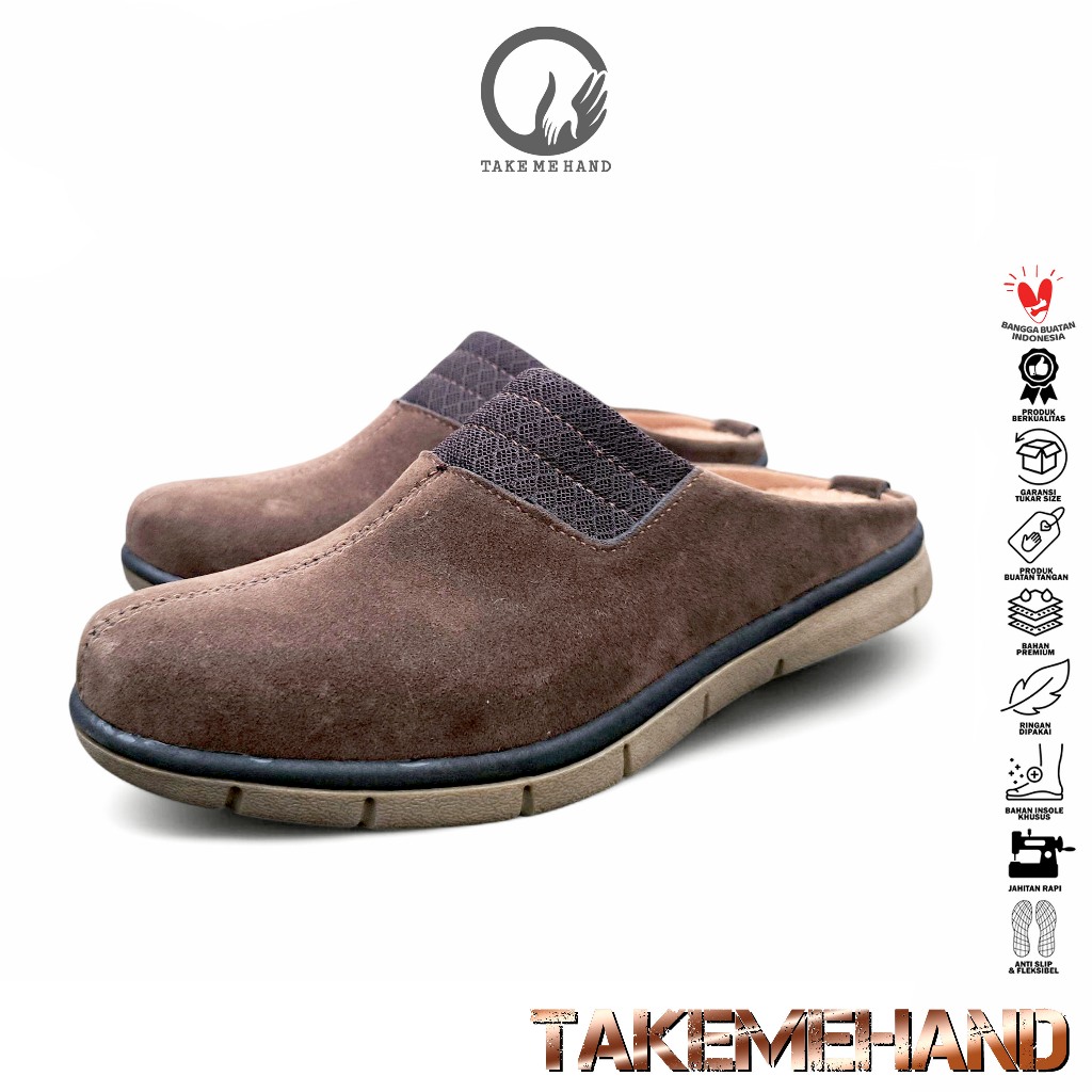 TMH รองเท้าแตะแบบสวม Bustong สําหรับผู้ชาย MJ-02