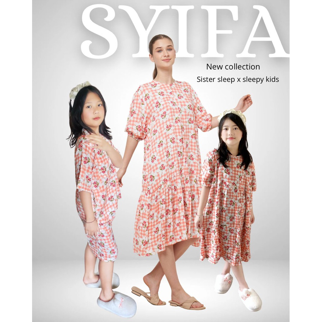 SYIFA SERIES (MOTHERS DRESS, CHILDRENS DRESS & CHILDRENS PAJAMAS)