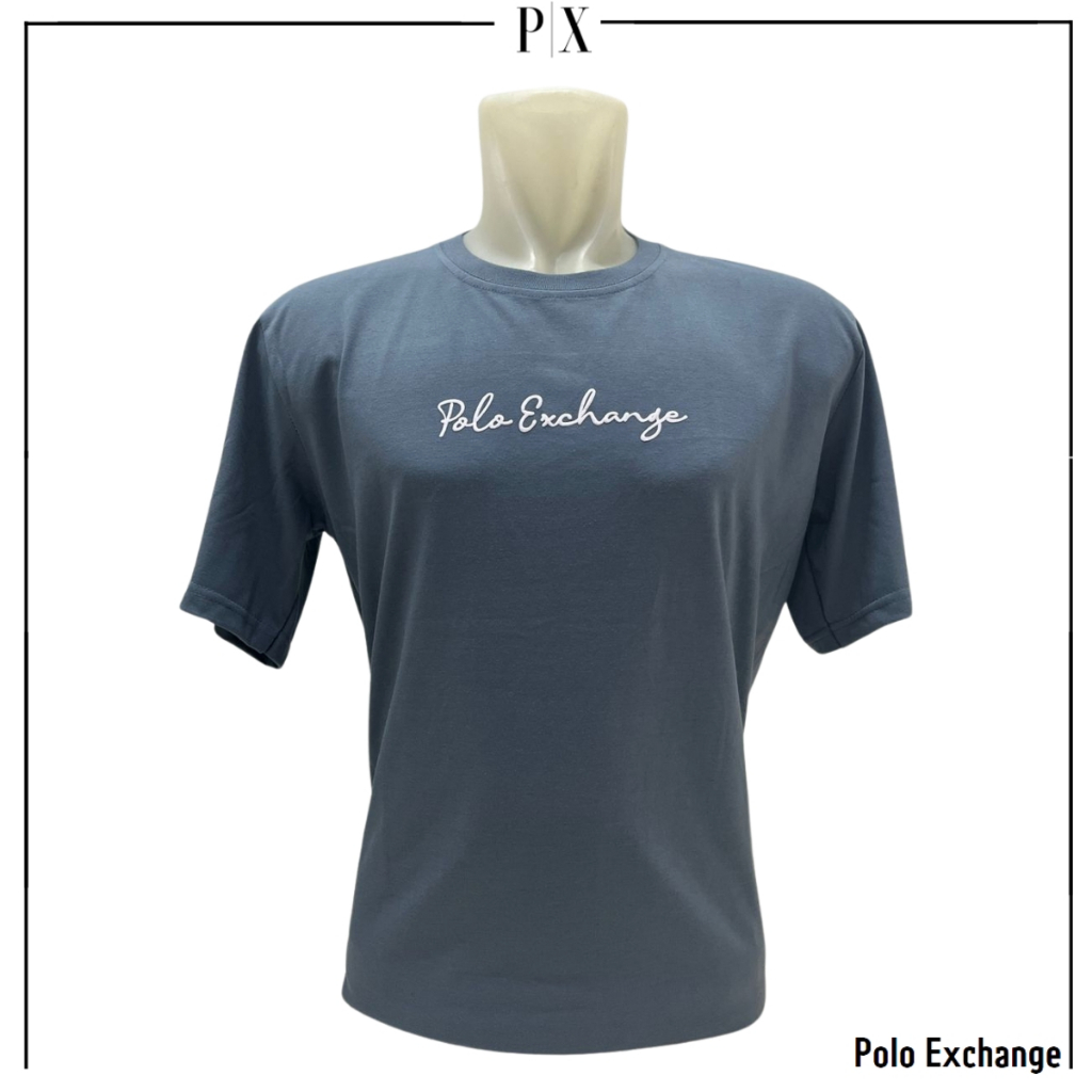 Mens Polo Exchange TC Combed Basic Casual สบายเสื้อยืด - Point8 Store 10166