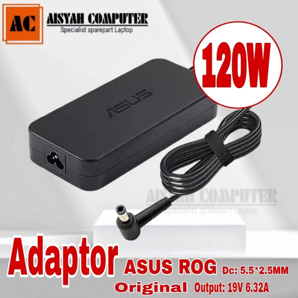 ใหม่ 19V 6.32A PA-1121-28 สําหรับ Asus N73sv-v2g-tz644v Slim 120W AC อะแดปเตอร์เดิม