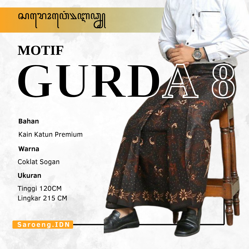 KATUN Premium ผ้าซิ่นผู้ชายสําหรับผู้ใหญ่พร้อม Gurda 8 Motif - ผ้าคอตตอน - ผ้าซิ่นระดับพรีเมียม - ผ้