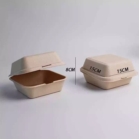 YTB 10 ชิ้น Burger Box Bento CREAM CHOCOLATE Bento Box กล่องเค้กเบนโตะ