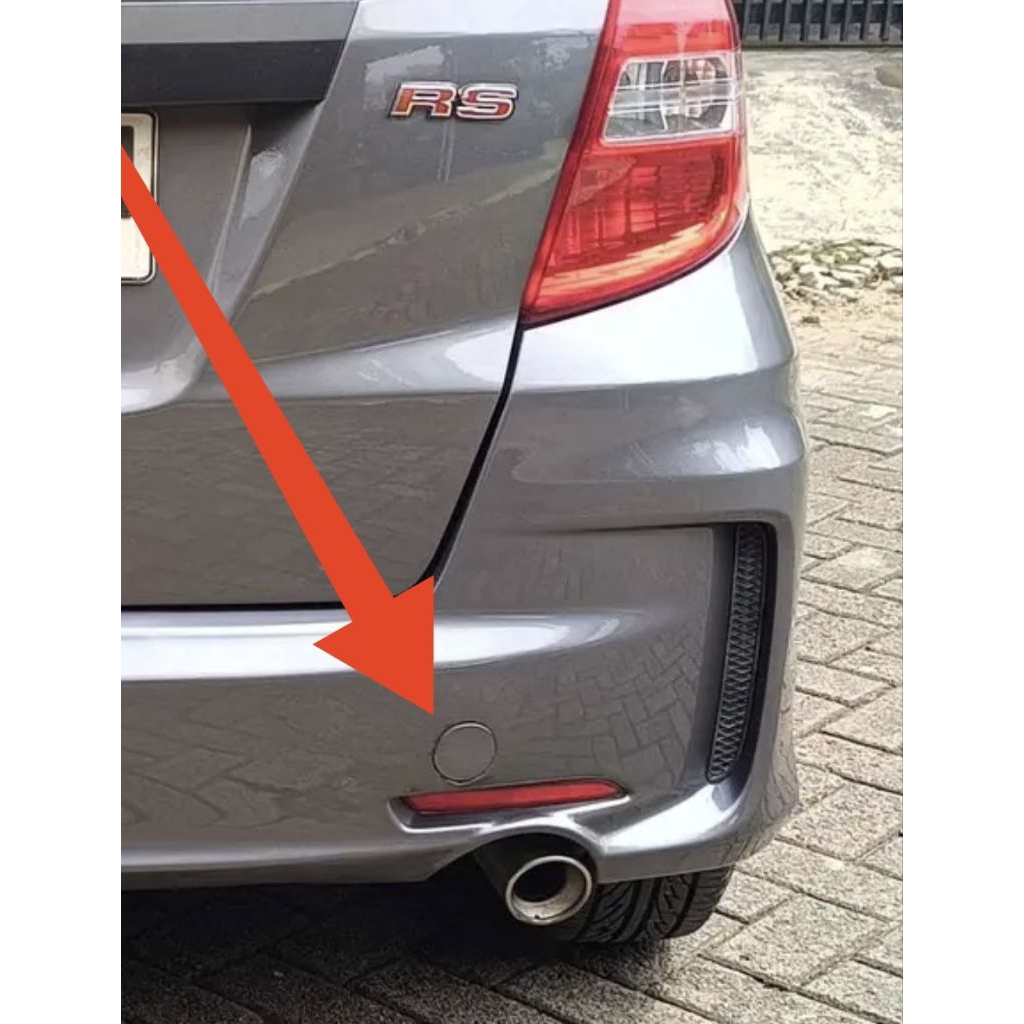 ฝาครอบลากด้านหลัง honda jazz s rs ge8 2008-2013 พลาสติกด้านหลังกันชนฝาครอบ jazz rs ge8 พลาสติกลากฝาค